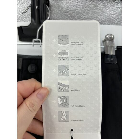 Burton Pants Womens Small Stakeout Cargo Snowboard True Black Waterproof NWT - Picture 9 of 10